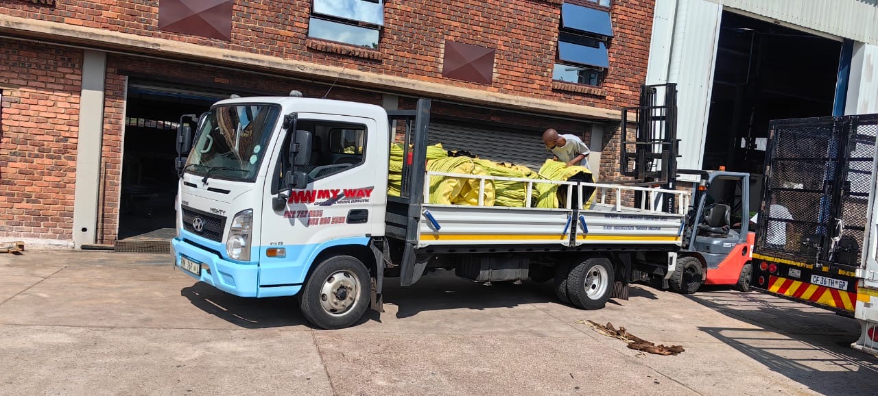 MyWay Logistics truck loading
